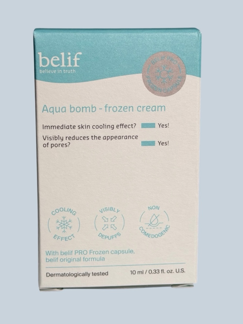 belif Aqua Bomb Frozen Cream - .33 Fluid Ounces